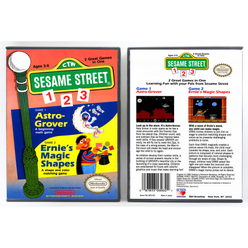 Sesame Street: 123 (Astro Grove and Ernie's Magic Shapes)